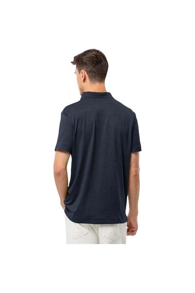 Jack Wolfskin Travel Polo M 1809721tr-16459 Tricou pentru bărbați bleumarin