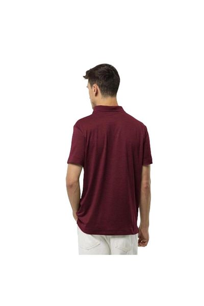Jack Wolfskin Travel Polo M 1809721tr-4512 Ανδρικό μπλουζάκι Claret Red