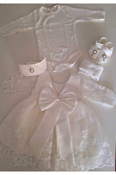 biyan collection Kız Bebek Mevlüt Takımı Gelinlik Abiye Elbise Lohusa Bebek D...