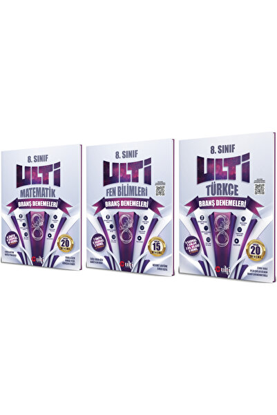 Bes Yayınları Bes Yayınları 8. Sınıf LGS Ulti Serisi Matematik Fen Türkçe Bra...