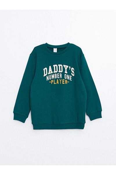 LC Waikiki Lcw Crew Neck Printed Baby Boy Sweatshirt