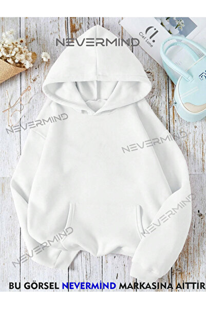 NEVERMIND Unisex Oversize Hooded Φούτερ - 10 Νοεμβρίου με στάμπα, 3 κλωστές