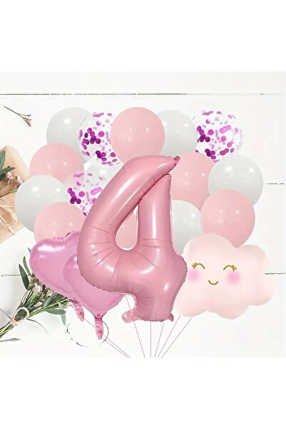 DÜVENCİ TİCARET Set de decorațiuni pentru petrecerea de aniversare cu folie d...