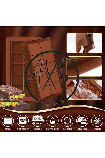 AXE HOME Dubai Chocolate - Silicone Mold, Bpa Free