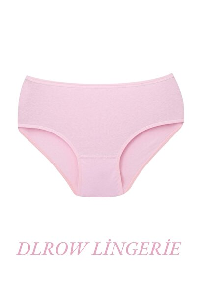 DLROW Kadın Düz Renk 7'li Yüksek Bel Külot