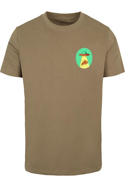 Mister Tee Herren Ufo Pizza Tee