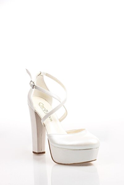 Genel Markalar Sedef Cilt Kadın Abiye Ayakkabı 4010cnr