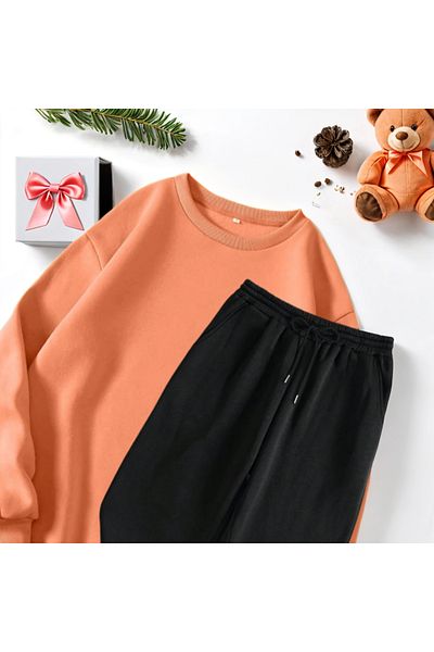 Fifty Color Unisex 2 νήματα ράστερ Winter Sweat - Φούτερ κοστούμι κάτω-κορυφή