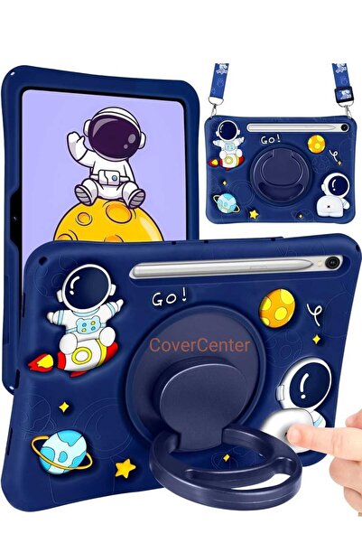 CoverCenter حافظة تابلت للأطفال لجهاز سامسونج جالاكسي تاب S8 بلس/S7 FE/S7 بلس/S9 بلس/S9 Fe Plus مقاس 12.4 بوصة