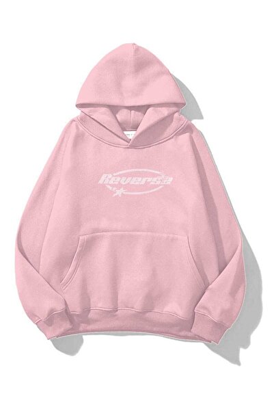 KOZİA OUTDOORS kapüşonlu baskılı unisex oversize sweatşhirt