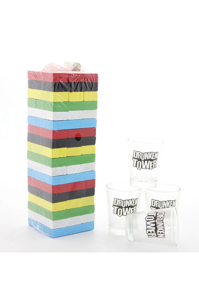 MEKs Jenga Shot Cup Game Alk1493