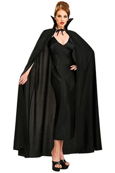 magicool Black Colored Collar Halloween Cloak 120 cm
