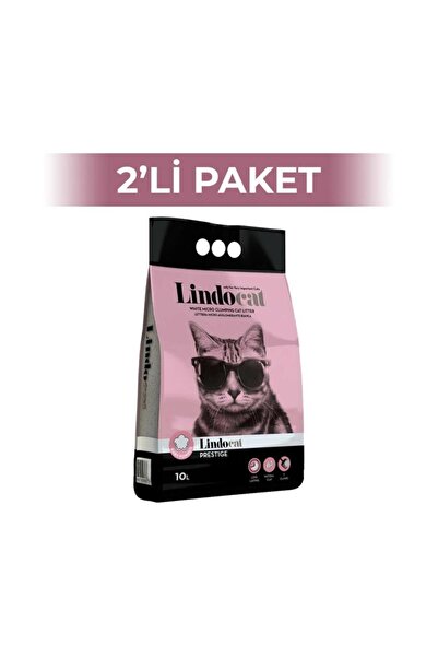 Lindo Cat Bebek Parfümlü İnce Taneli Kedi Kumu 10 lt 2 Adet