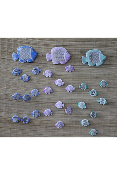 magicool رنين رياح معلق على شكل سمكة رقم:4