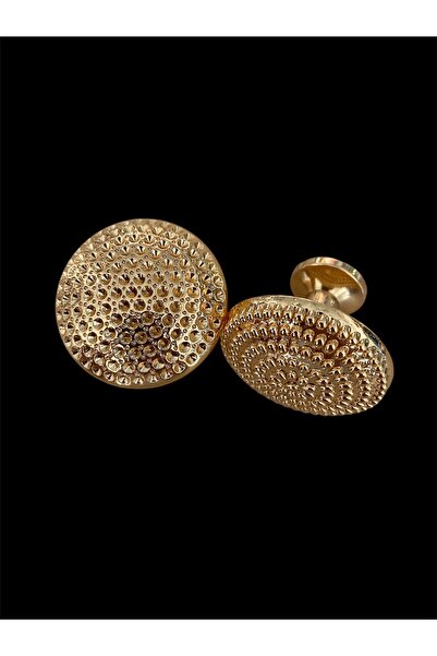 YASAX Stil Noktalı Düğme Altın — 2 Adet