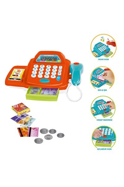 Vardem YAZAR KASA OYUNCAK SESLİ IŞIKLI ADET 3+ YAŞ