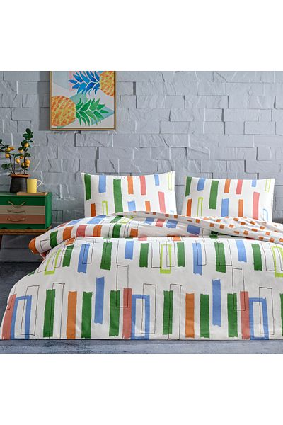 Taç Jednolátkový látkový oblek Tac Ranforce Genc Fashion 160 x 220 cm