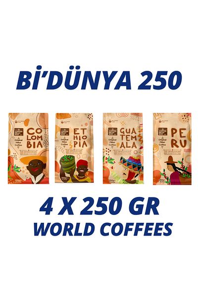Altıntelve Bi̇'Ünya Filter Coffee World Coffees 250 Ler (4X 250 Gr)