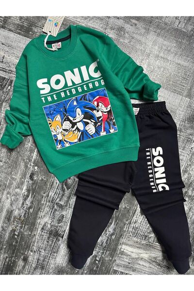 öykümgaleria طقم سونيك شتوي للأولاد بحبلين مرتفعين