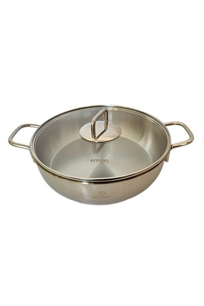 Emsan Gourmet 32 cm Steel Pot