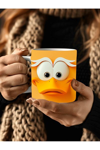 Evion Duck Themed 3D Design Ceramic Mug - Gift Mug