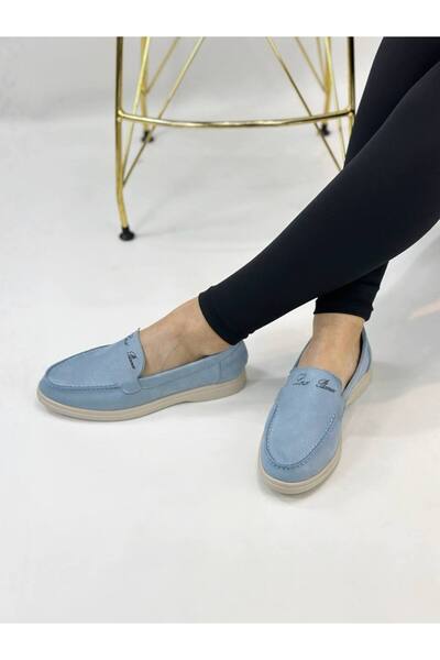 LP حذاء لوفر من جلد الغزال