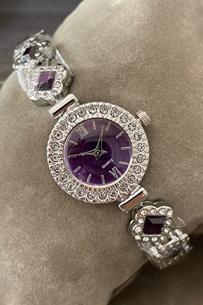 Leerybee Özel Saat Kutulu Zirkon Taşlı Kadın Kol Saati Sevgiliye Anneye Ablay...