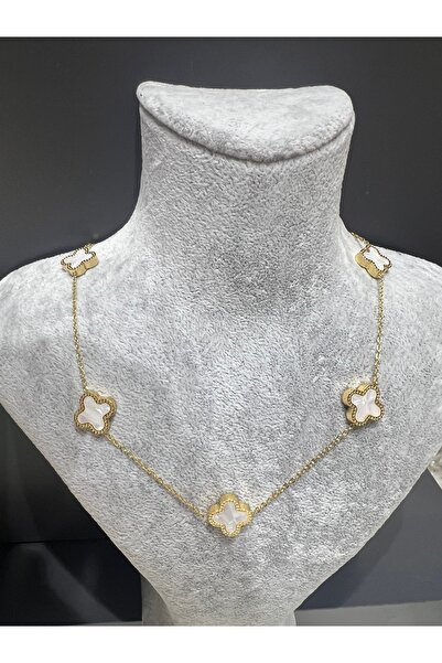 STEEL قلادة بلون واحد مكونة من 5 قطع