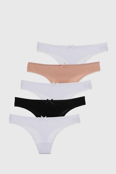 Nicoletta Női tanga 5 csomagos bugyi Mixcolor
