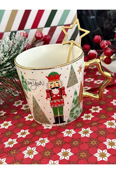 Tohana Happy New Year, New Year's Themed Special Boxed Mug & Spoon Gift