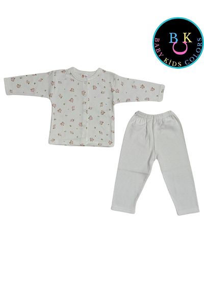 baby kids colors Flower Embroidery Girl Double Suit Corded Fabric