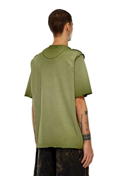 Diesel Ανδρικό T-shirt Khaki - Crew Neck