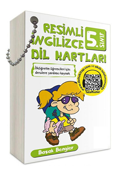 Efsane Yayınları 5.Sınıf Resimli İngilizce Dil Kartları / Derslere Yardımcı K...