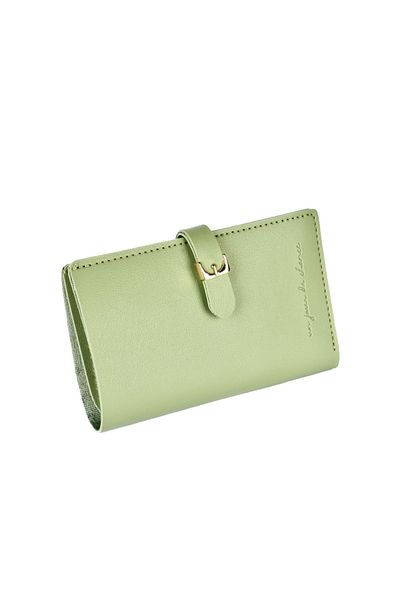 CüzCan Mint Green Ultra Thin Ευγενικό Γυναικείο Πορτοφόλι