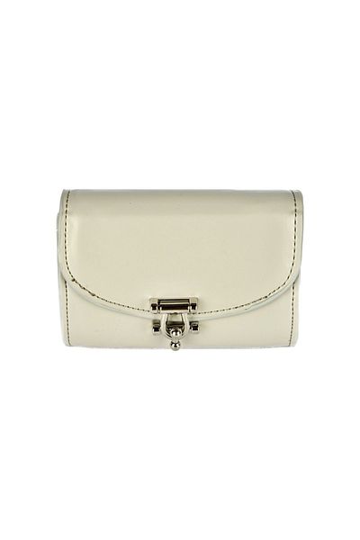 CüzCan Ultra Luxury Gray Leather Polite - Small Women's Wallet with Buckle Detail