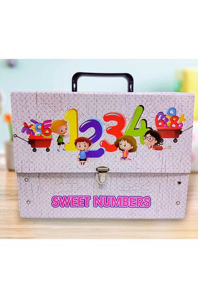 izmir yazici servis Cute Numbers Box with Handle Folder Kindergarten Kindergarten Back to School