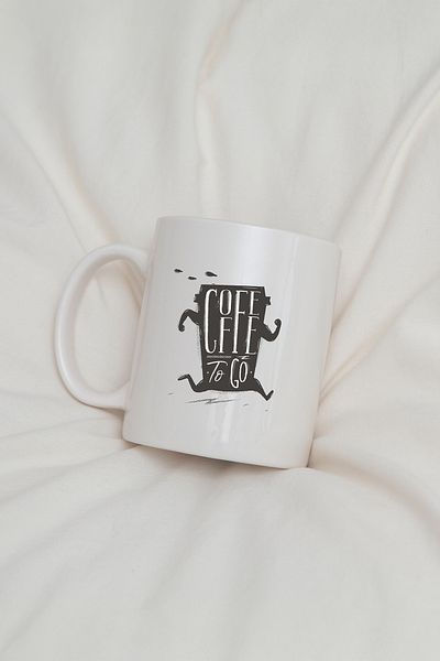 feinas Brown Porcelain Mug