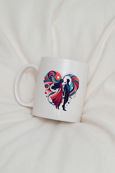 feinas Love Love Porcelain Mug Cup