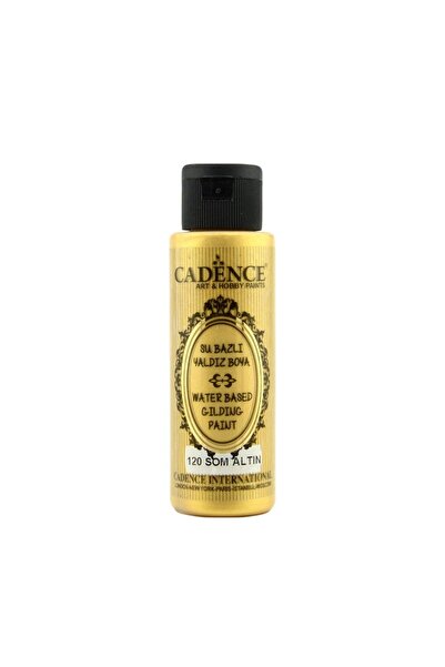 Cadence Su Bazlı Yaldız Metalik Boya 70ml 120 Som Altın