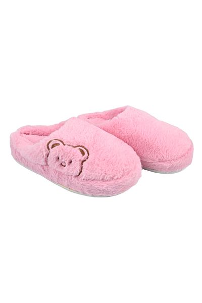 Sia Çanta Sia Comfortline Eva Based - Sliding Carpet Slippers and Fur Cute Sober Patterned Non-Cold Feet