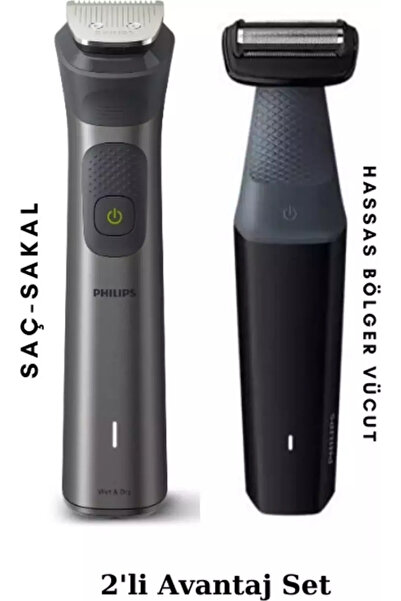 Philips 7000 Serisi MG7920/15 Erkek Bakım Seti - BG3017 Hassas Bölgeler Duşta Vücut Tıraş Makinesi