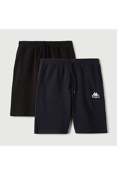 Kappa Set of 2 - Kappa Logo Detail Shorts with Drawstring Closure