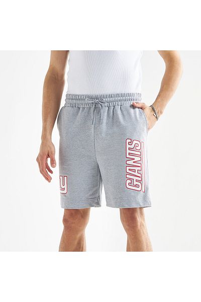 FAV New York Giants Print Shorts with Drawstring Closure and Pockets