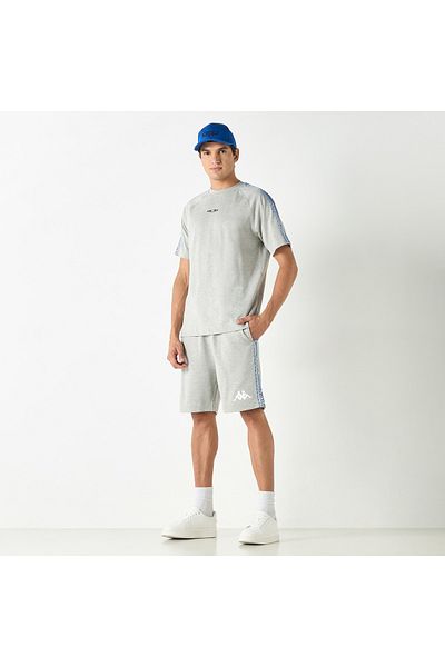 Kappa Logo Print Shorts with Elasticated Waistband