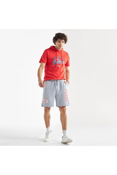 FAV New York Giants Print Shorts with Drawstring Closure and Pockets