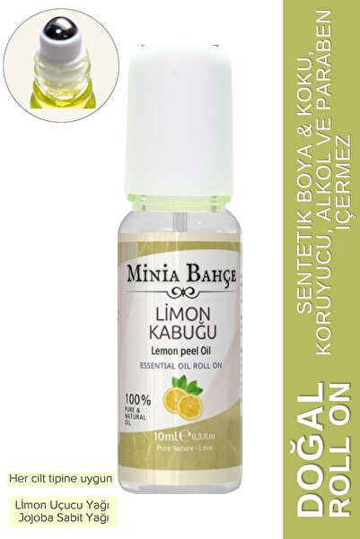 Minia Bahçe Bitki ve Sanat Atölyesi Minia Bahçe Aromaterapi Limon Roll-on, %1...