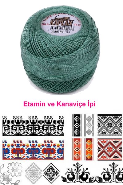 sedustore Royaleks Tiger Etamine and Cross Stitch Rope 8 - No Code/Color: 109