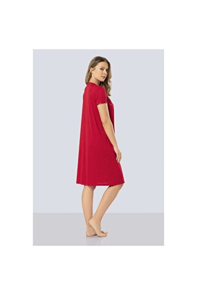 TÜREN 3293 Point Nightgown - Red