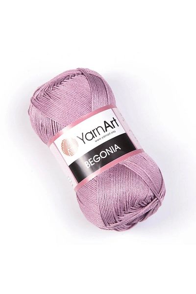 Yarnart Begonia - Mercerized Χειροποίητο Πλεκτό Νήμα Dusty Rose-4931