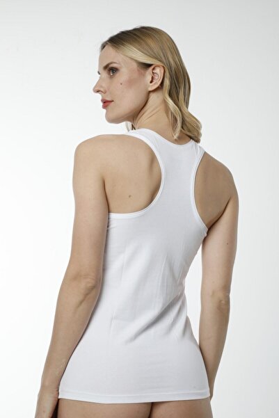 Hmd 2412 Lycra Thick Strap Sports Body - Λευκό